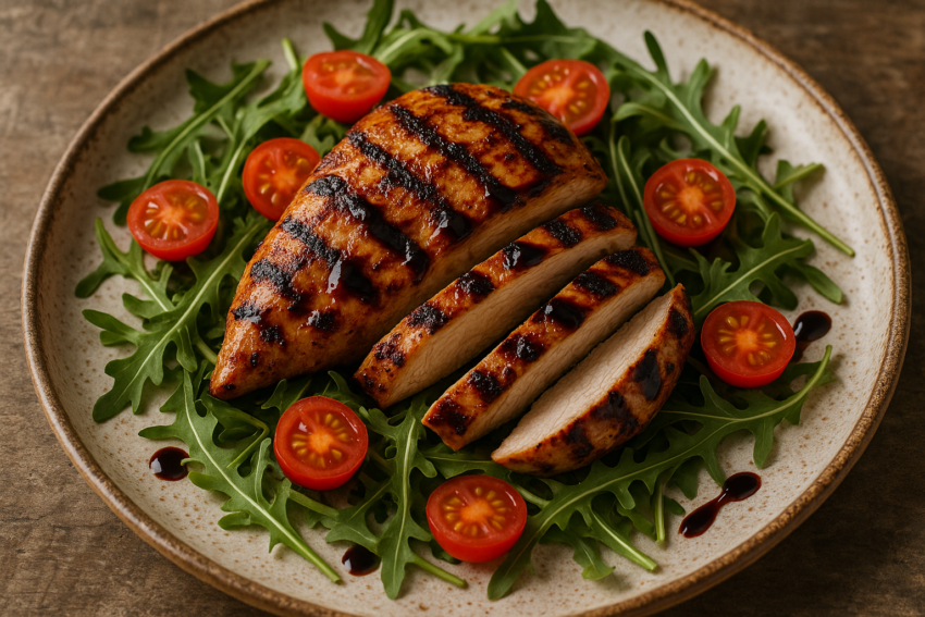 Balsamic chicken - protein-rich diabetic meal